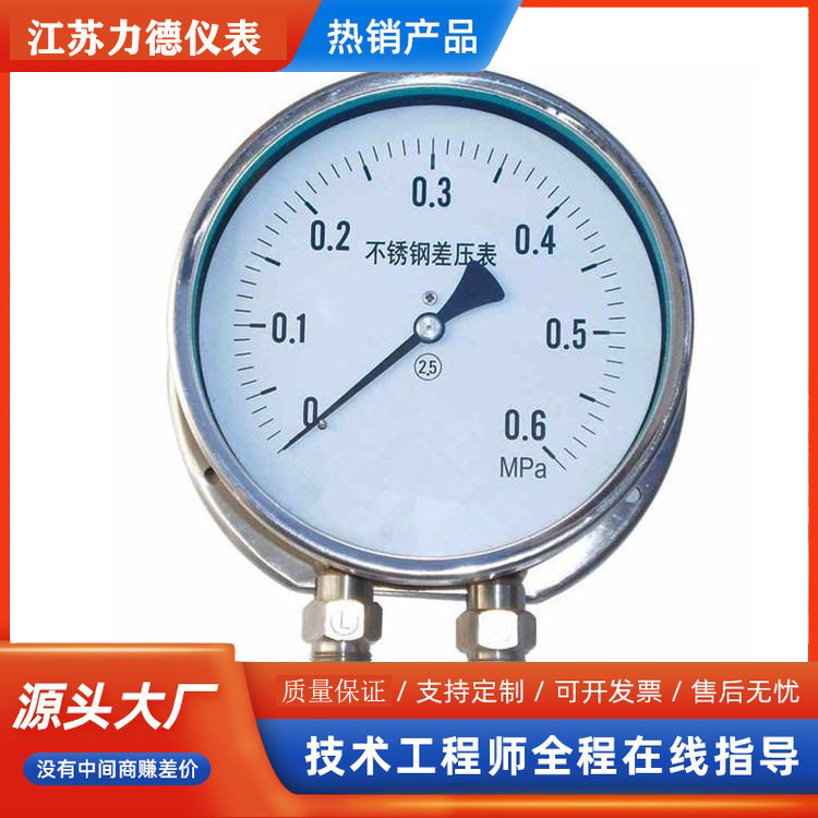 不锈钢差压表CYW-152B