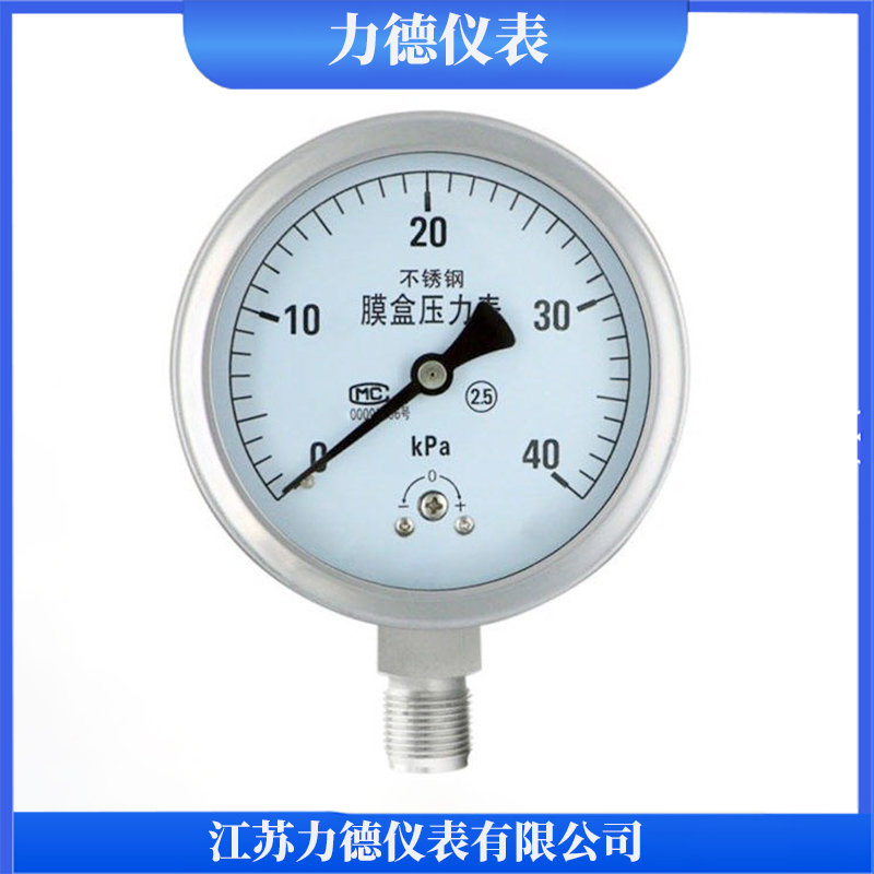 YE150膜盒压力表50KPa